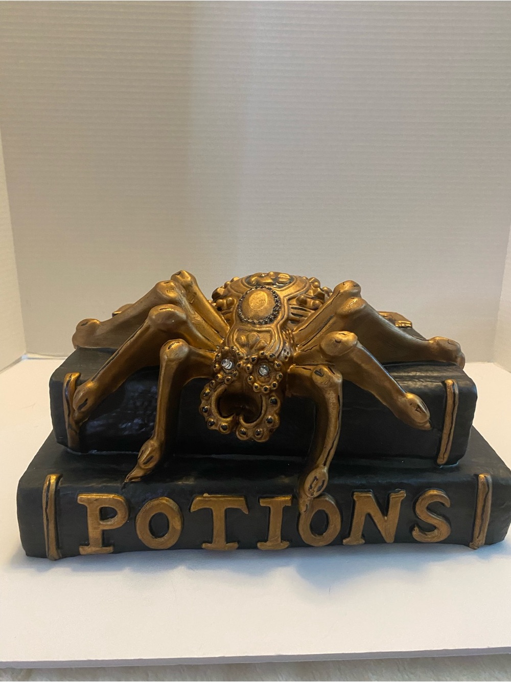 Spooky Nights Led Halloween Spider Sitting On A Book Of Potions Holiday Decor